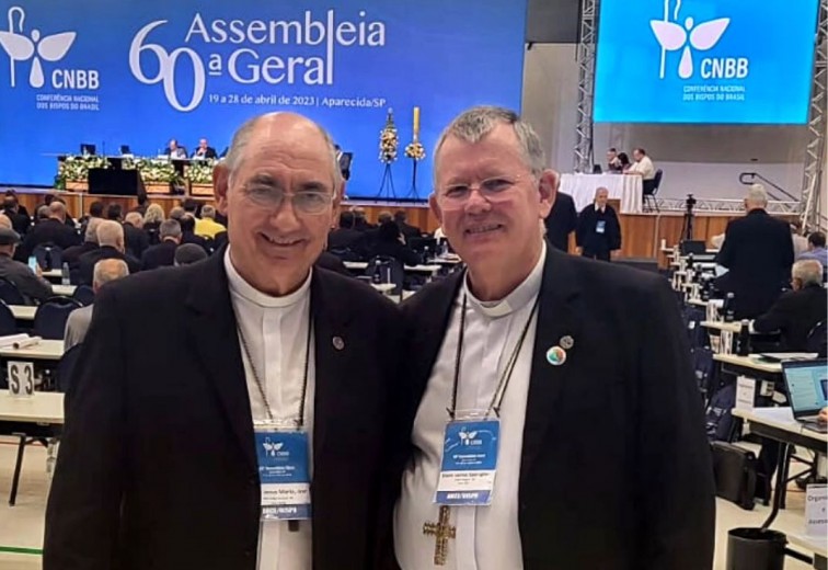 Dom Jesús Maria , nosso bispo da Prelazia do Alto Xingu -Tucumã, presente na 60a. Assembleia Geral da Conferência Nacional dos Bispos do Brasil (CNBB)