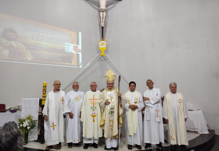 Posse do novo Pároco da Paróquia Santa Rita de Cássia - Ourilândia do Norte. 09/04/2023