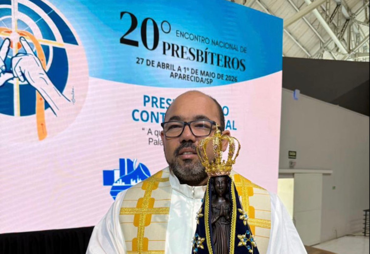 Padre Itamar representou a Prelazia do Alto Xingu – Tucumã no 20º Encontro Nacional de Presbíteros em Aparecida do Norte (SP).